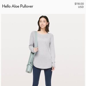 Lululemon Hello Aloe Pullover Sweater